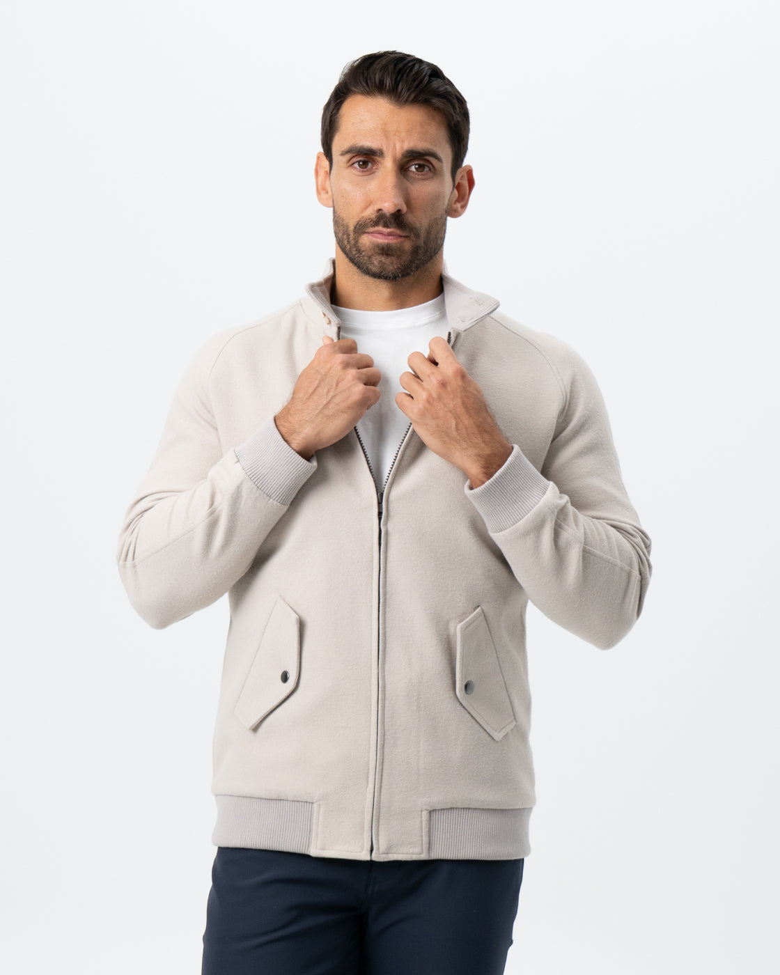State & Liberty - Brushed Bomber - Tan