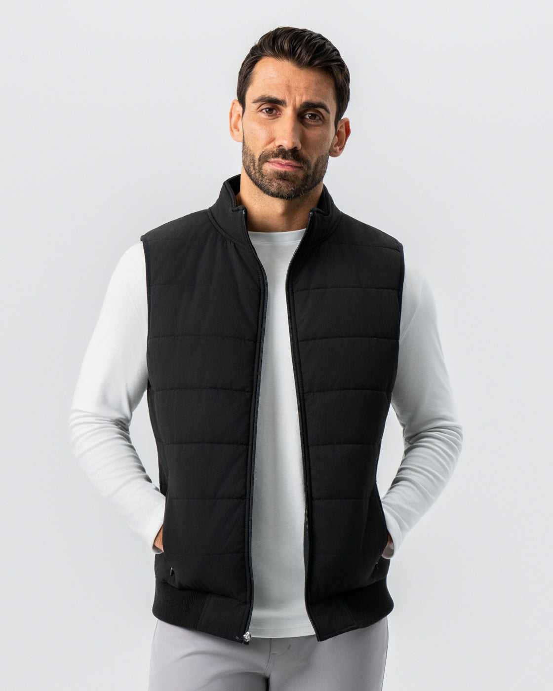 State & Liberty - Down Vest - Black