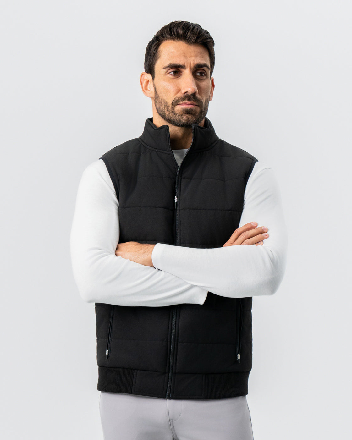 State & Liberty - Down Vest - Black