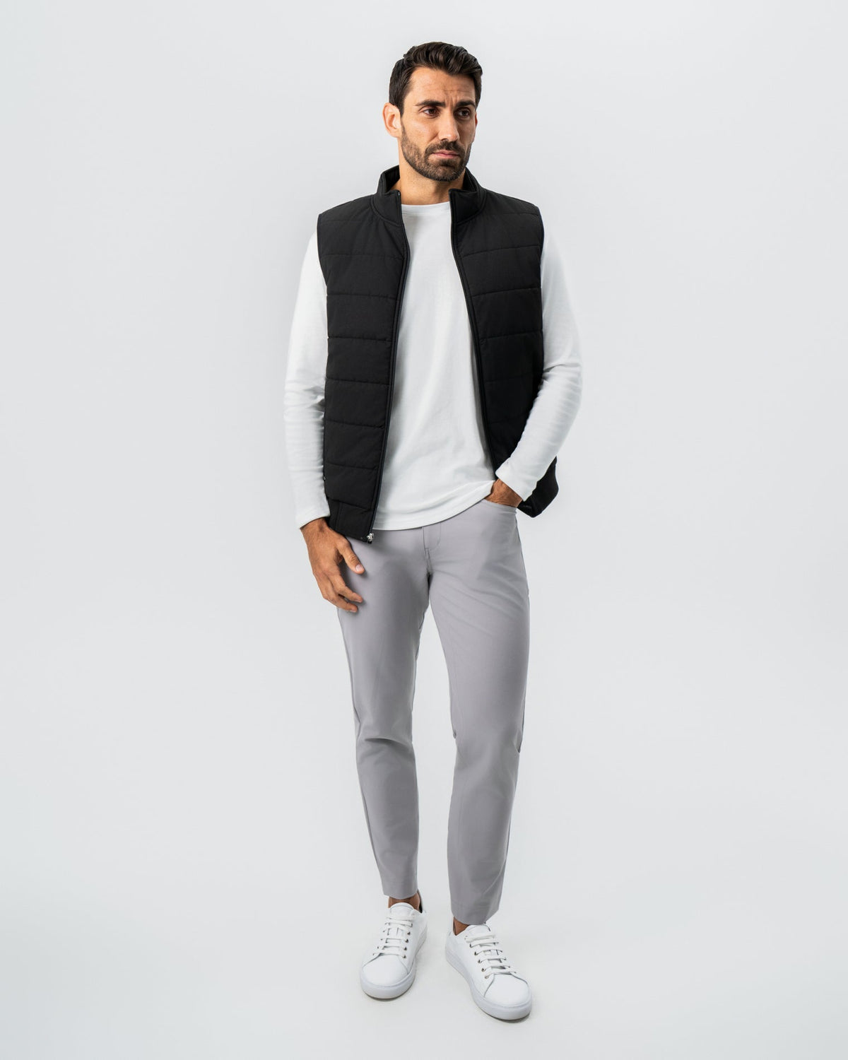 State & Liberty - Down Vest - Black