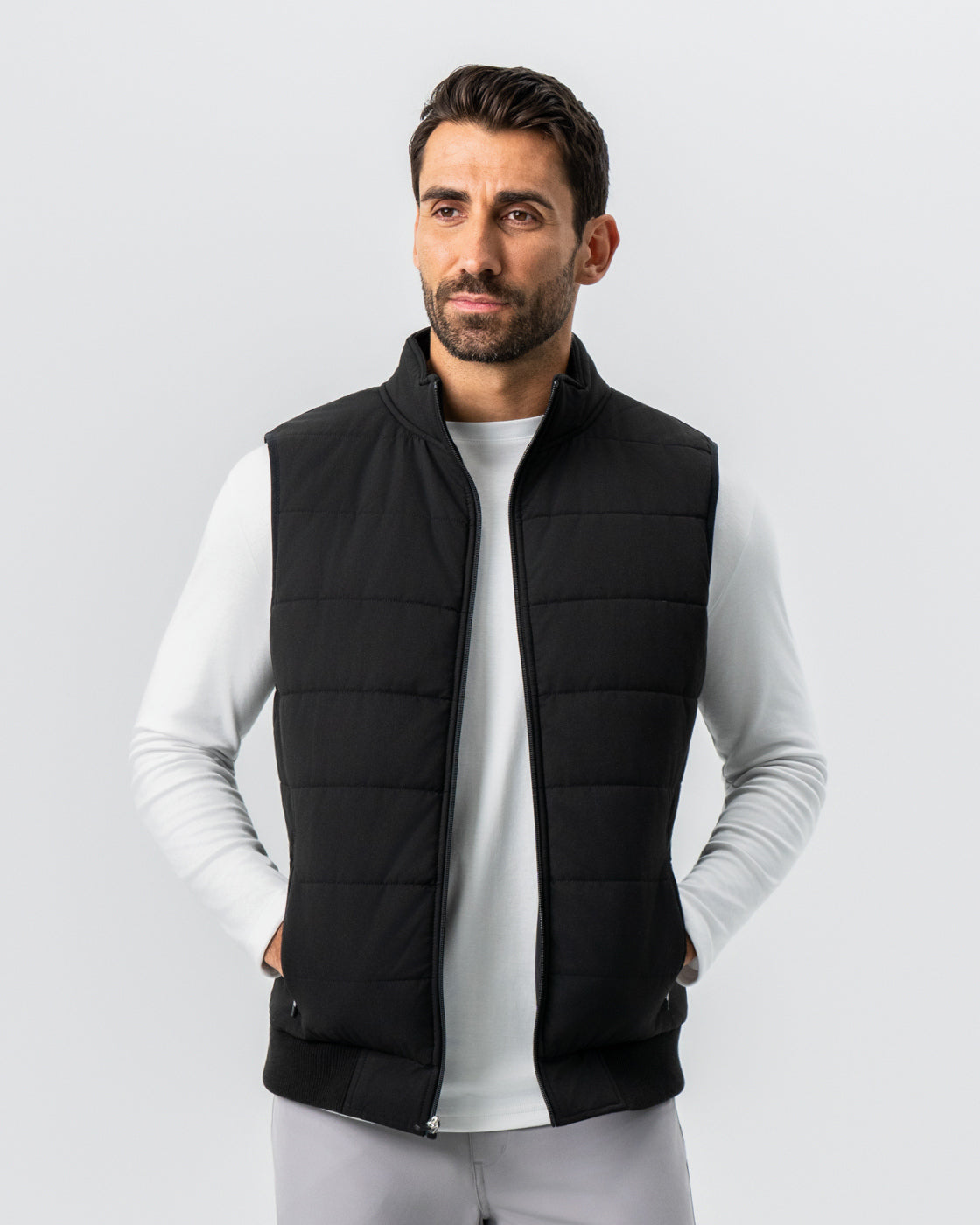 State & Liberty - Down Vest - Black