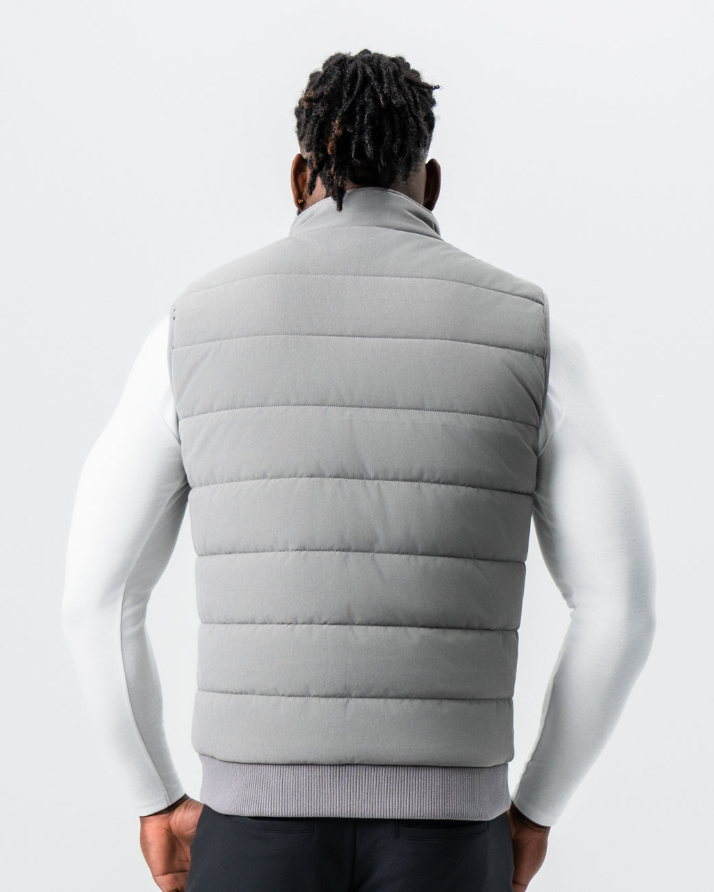 State & Liberty - Down Vest - Light Grey