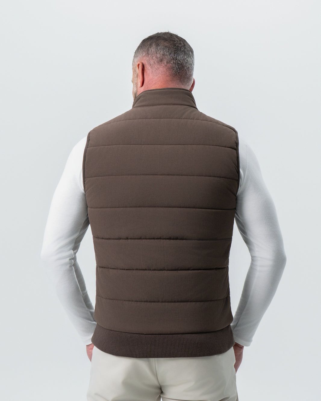 State & Liberty - Down Vest - Brown