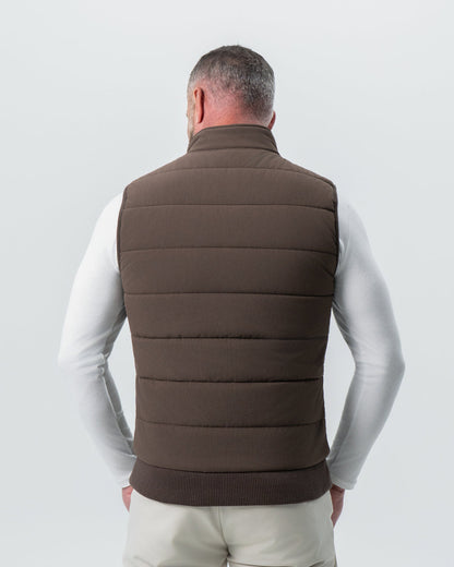 State & Liberty - Down Vest - Brown