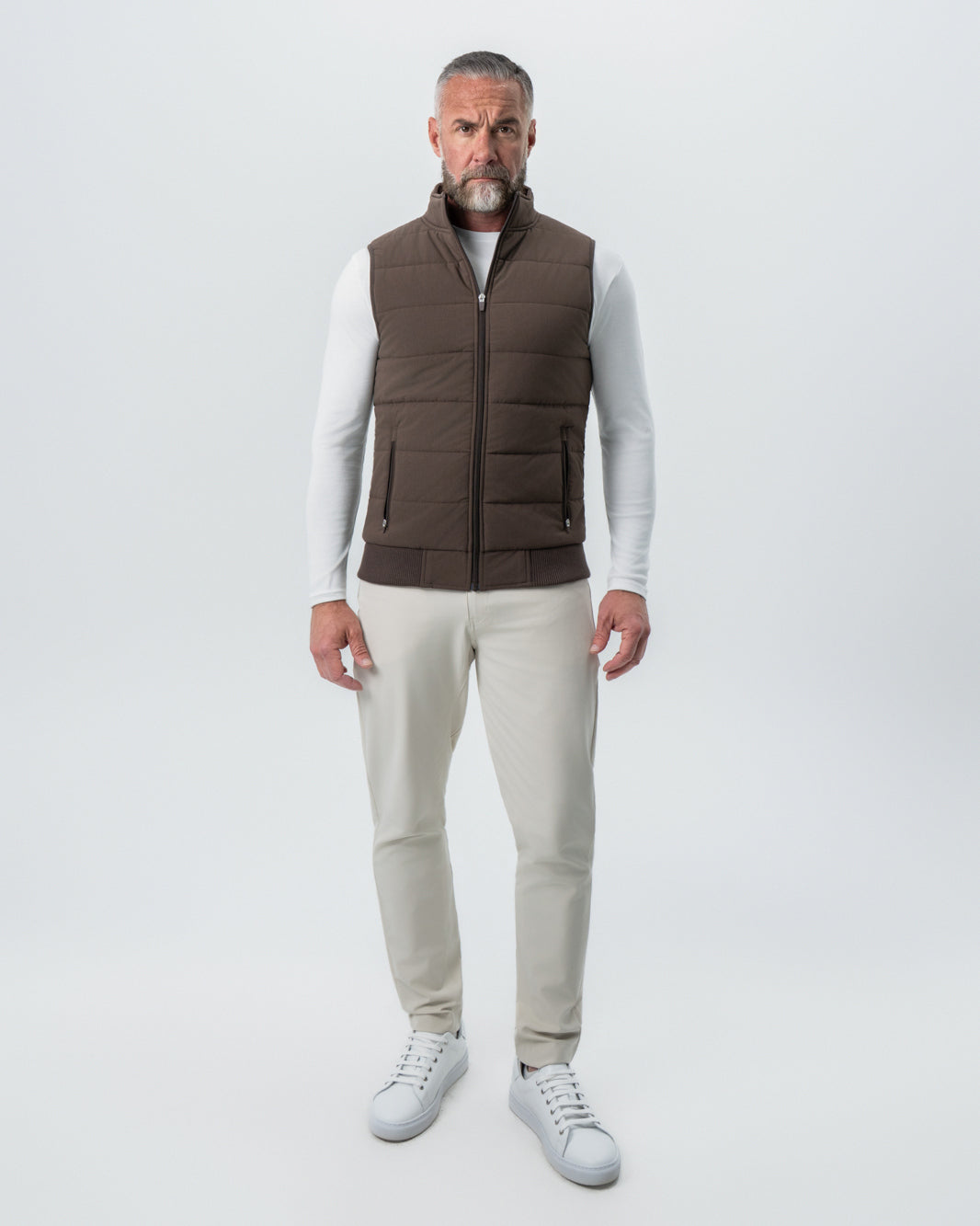 State & Liberty - Down Vest - Brown