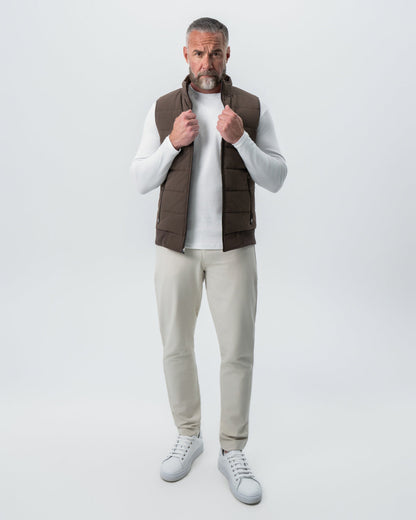 State & Liberty - Down Vest - Brown