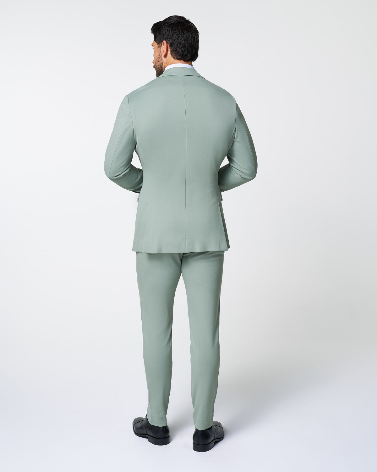 State & Liberty - Athletic Fit Stretch Suit - Solid Dusty Sage