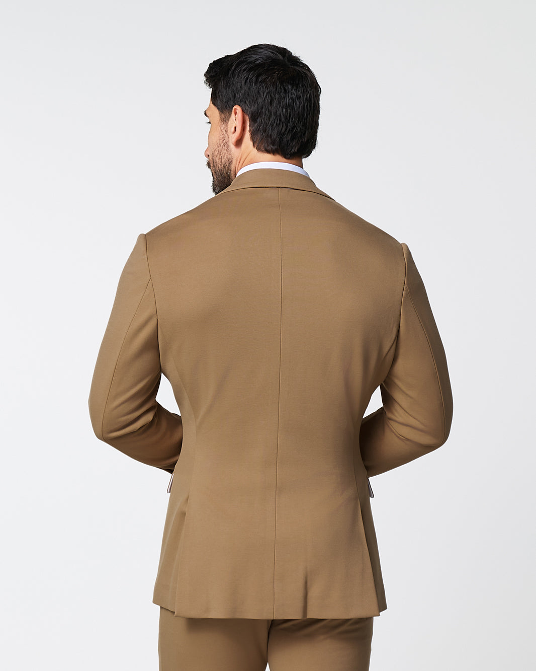 State & Liberty - Athletic Fit Stretch Blazer - Solid Dark Tan