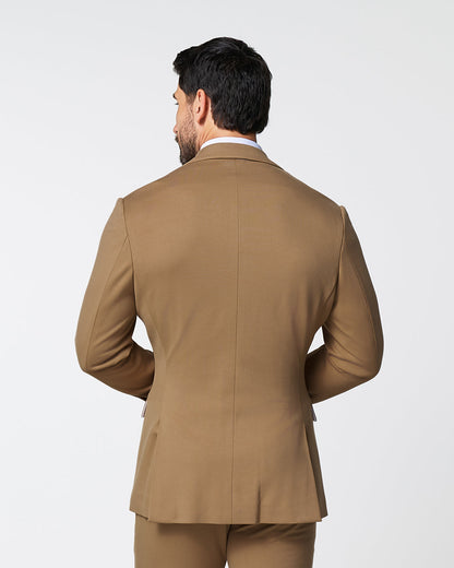 State & Liberty - Athletic Fit Stretch Blazer - Solid Dark Tan