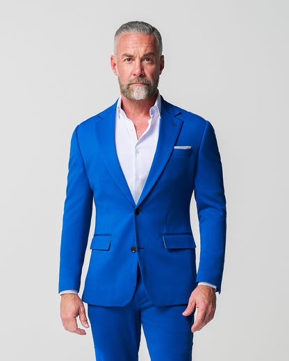 State & Liberty - Athletic Fit Stretch Blazer - Solid Royal Blue