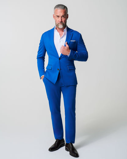 State & Liberty - Athletic Fit Stretch Blazer - Solid Royal Blue