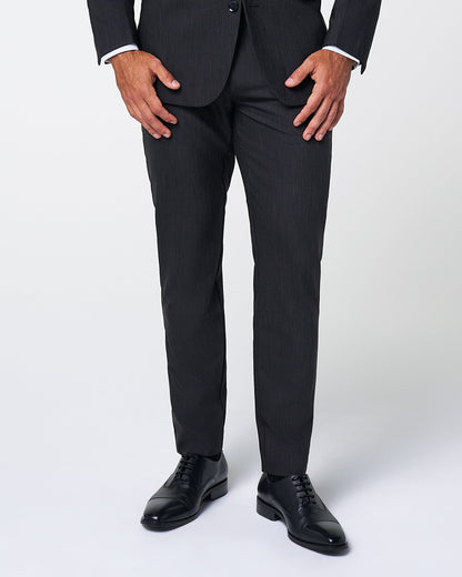 State & Liberty - Athletic Fit Stretch Suit Pants - Heathered Charcoal