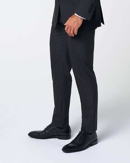 State & Liberty - Athletic Fit Stretch Suit Pants - Heathered Charcoal