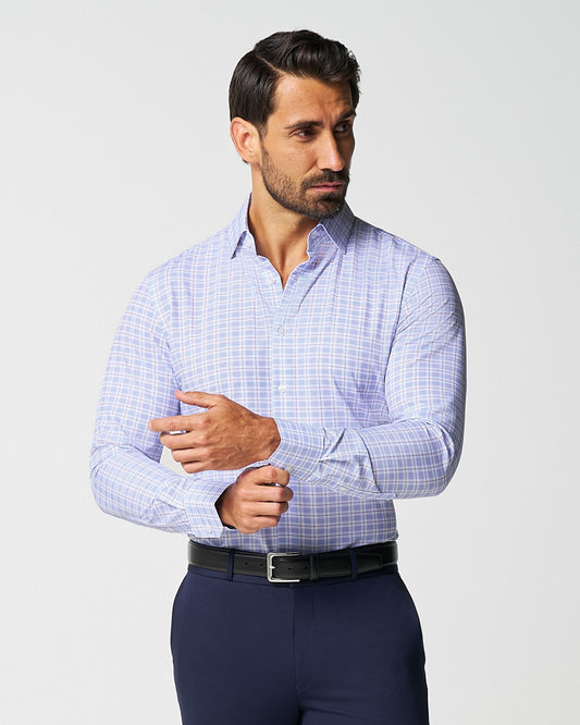 State & Liberty - "The Baron" Purple and Blue Plaid