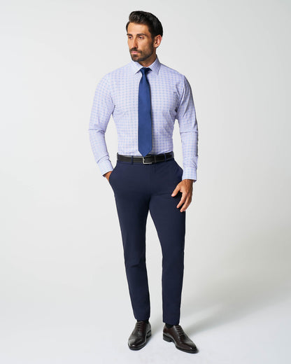 State & Liberty - "The Baron" Purple and Blue Plaid