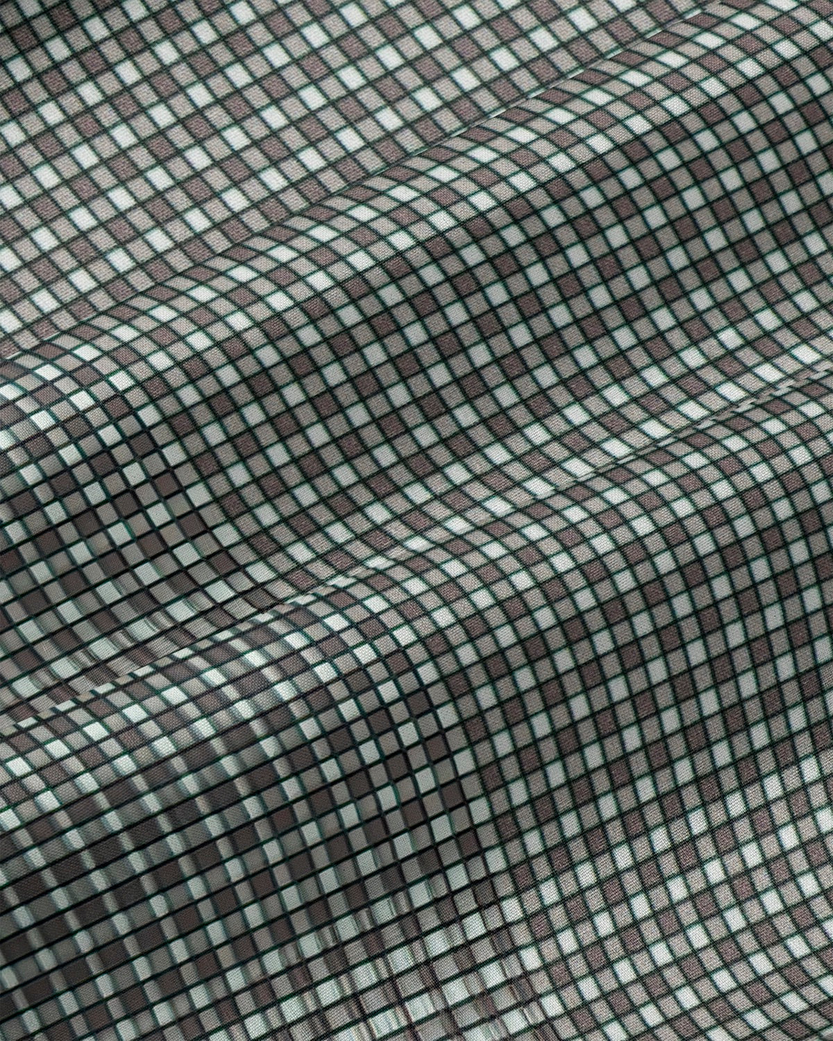State & Liberty - "The La Porta" Green, White, & Black Mini Double Check