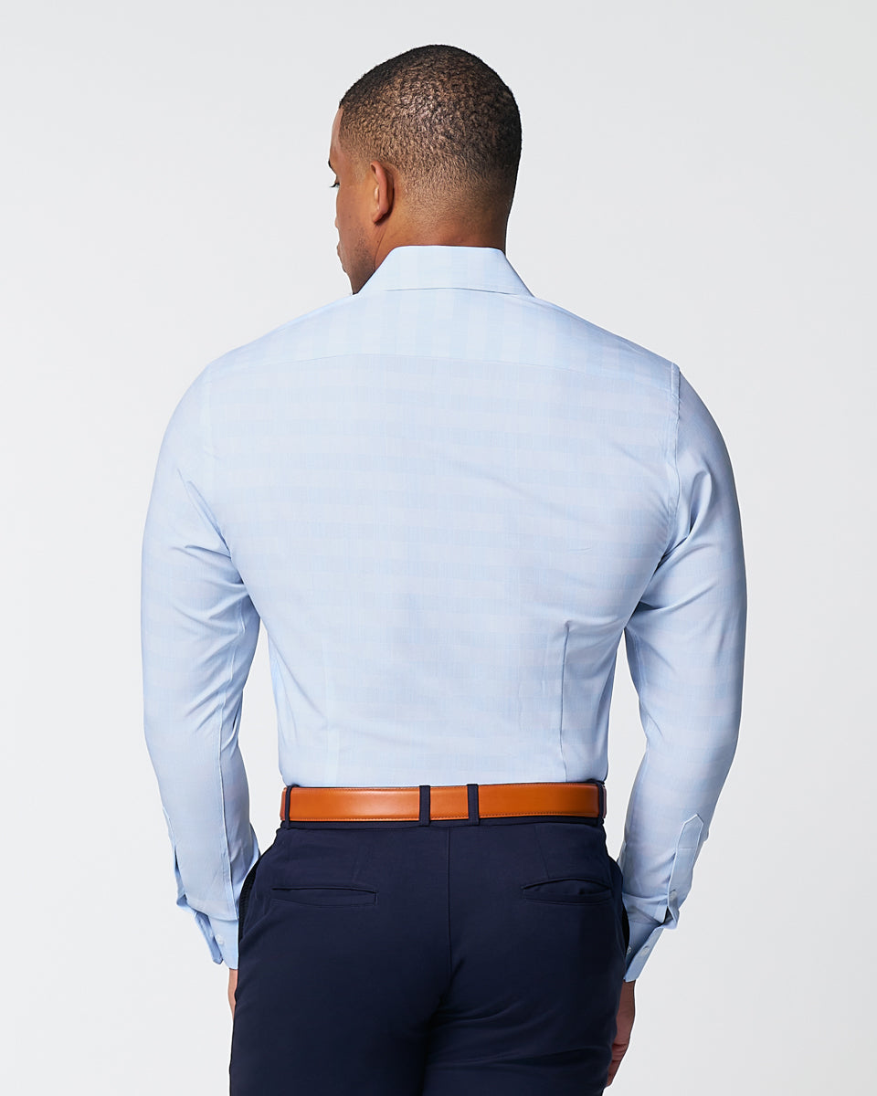 State & Liberty - "The Flynn" Light Blue & White Plaid