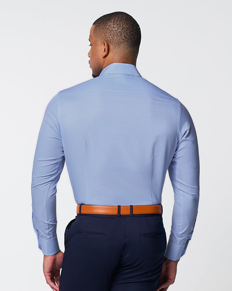 State & Liberty - "The Morrison" Blue & White Mini Pattern