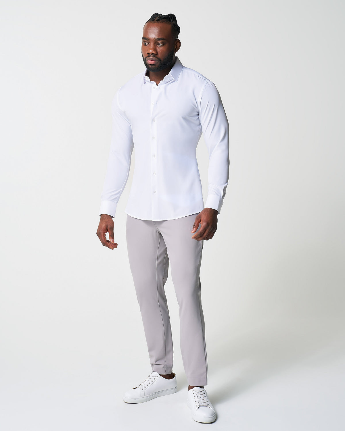 State & Liberty - "The Everest" Winter-Weight Solid White