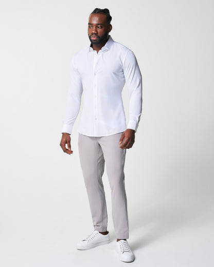 State & Liberty - "The Everest" Winter-Weight Solid White