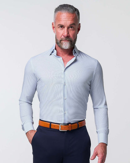 State & Liberty - "The Jameson" Mini Navy Dot Print