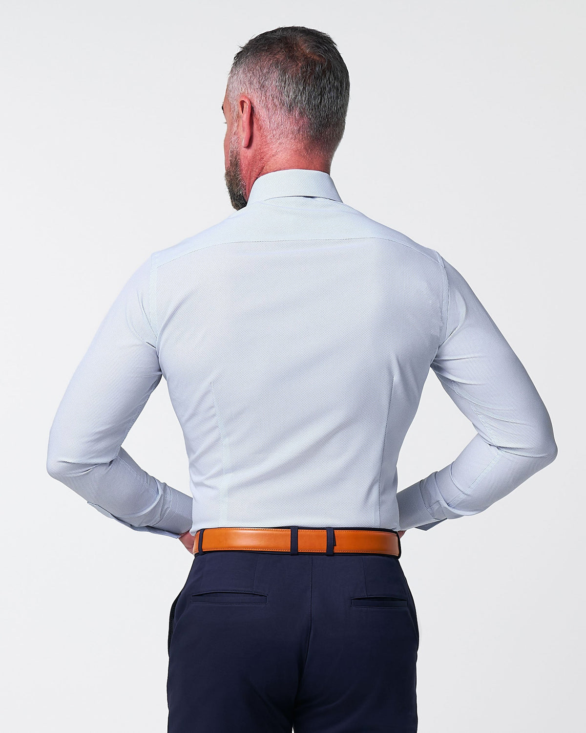 State & Liberty - "The Jameson" Mini Navy Dot Print