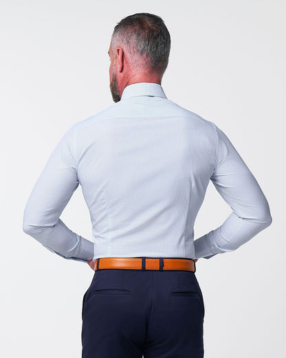 State & Liberty - "The Jameson" Mini Navy Dot Print