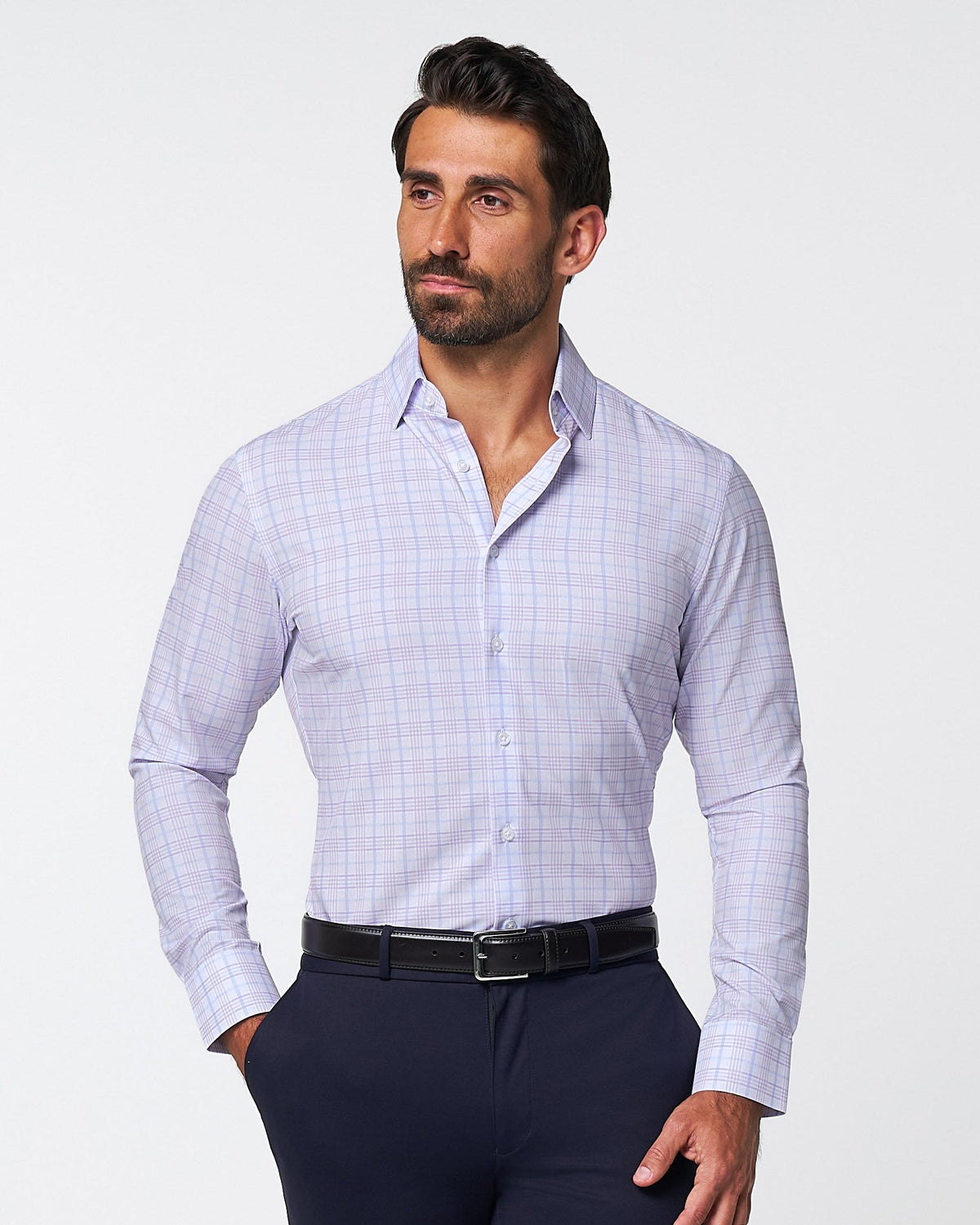 State & Liberty - "The Lavender" Light & Dark Purple Plaid