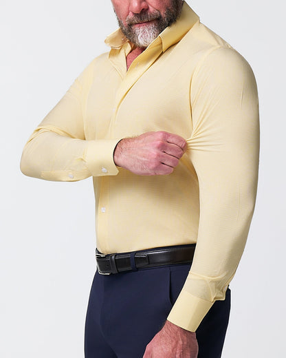 State & Liberty - "The Stanley" Yellow Microcheck