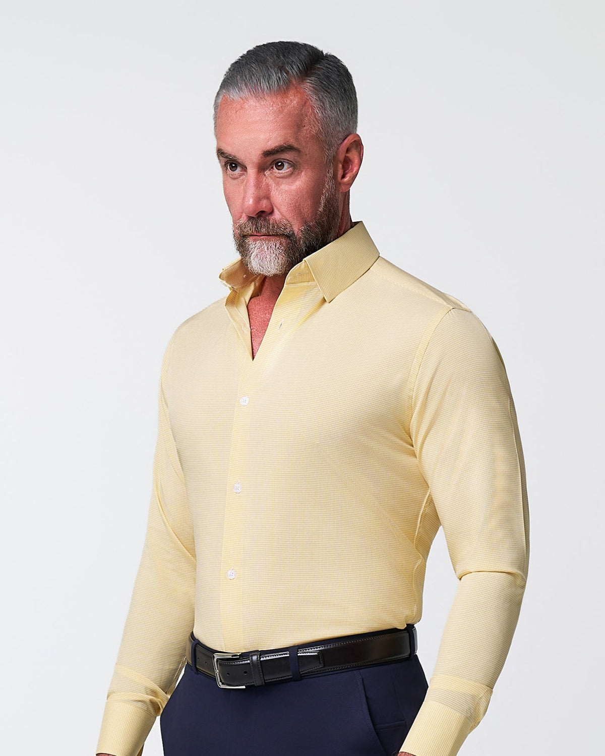 State & Liberty - "The Stanley" Yellow Microcheck