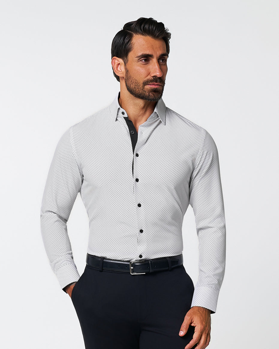 State & Liberty - "The Tatar" White With Black Dots