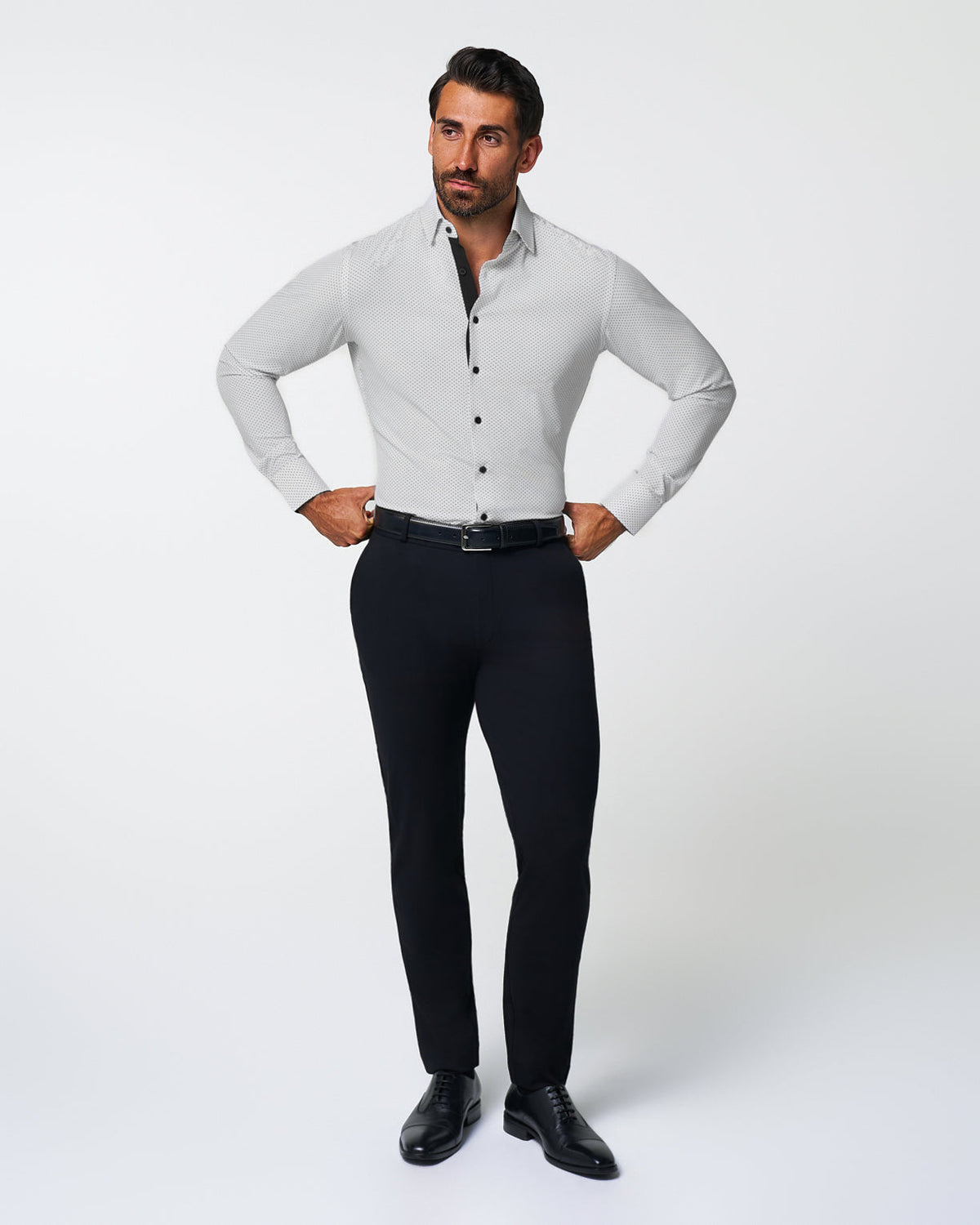 State & Liberty - "The Tatar" White With Black Dots