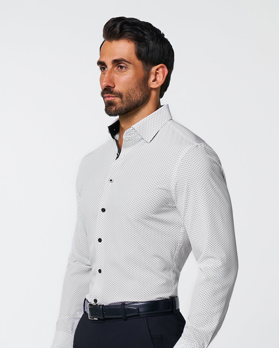 State & Liberty - "The Tatar" White With Black Dots