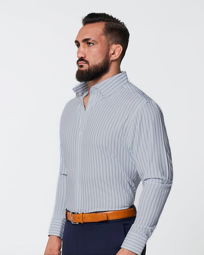 State & Liberty - "The Francisco" Light Blue Mid-Stripe