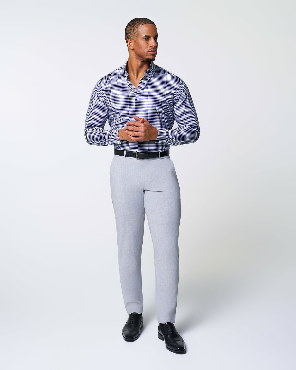 State & Liberty - "The Rooney" Navy Gingham