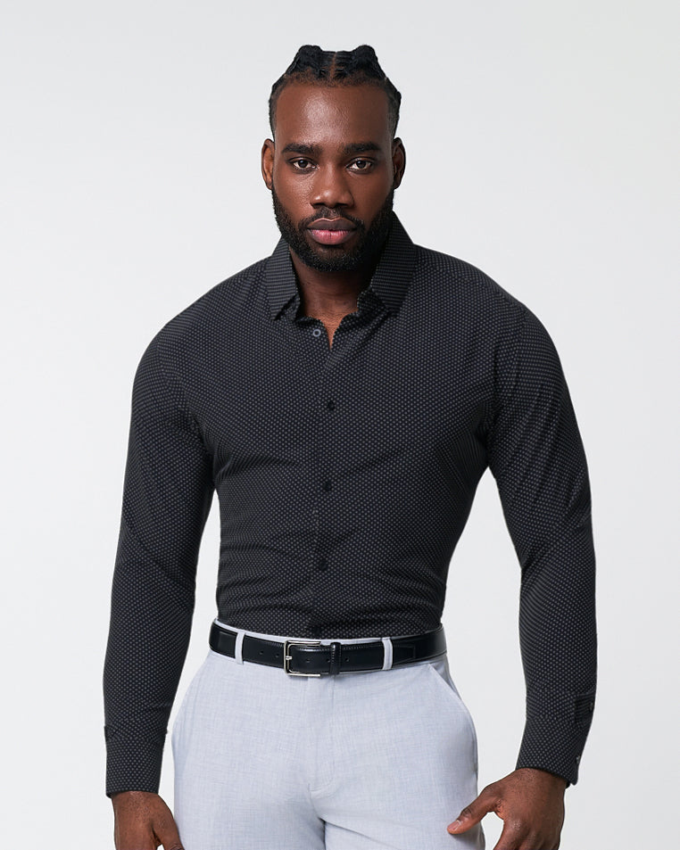 State & Liberty - "The Reader" Black with White Dots