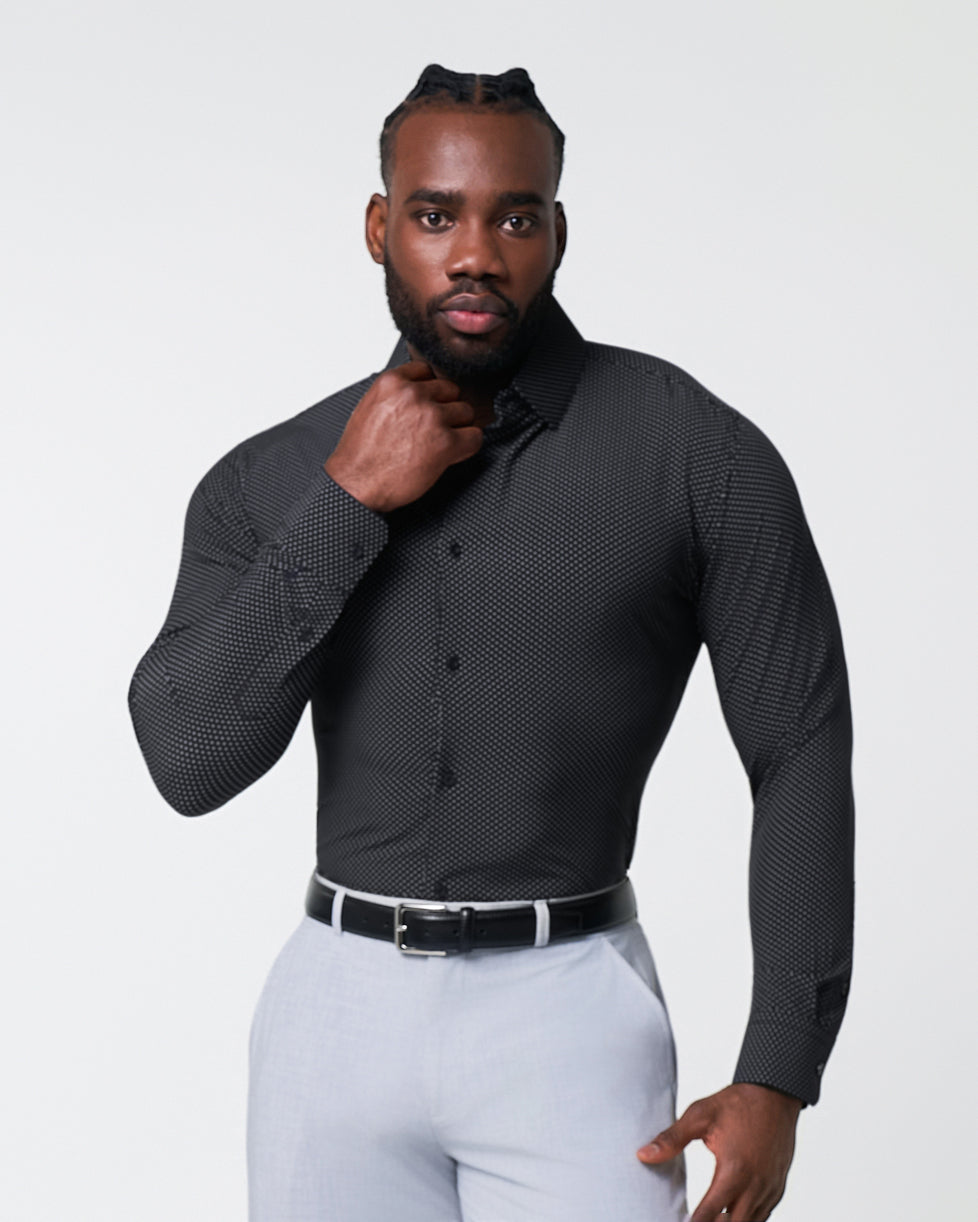 State & Liberty - "The Reader" Black with White Dots