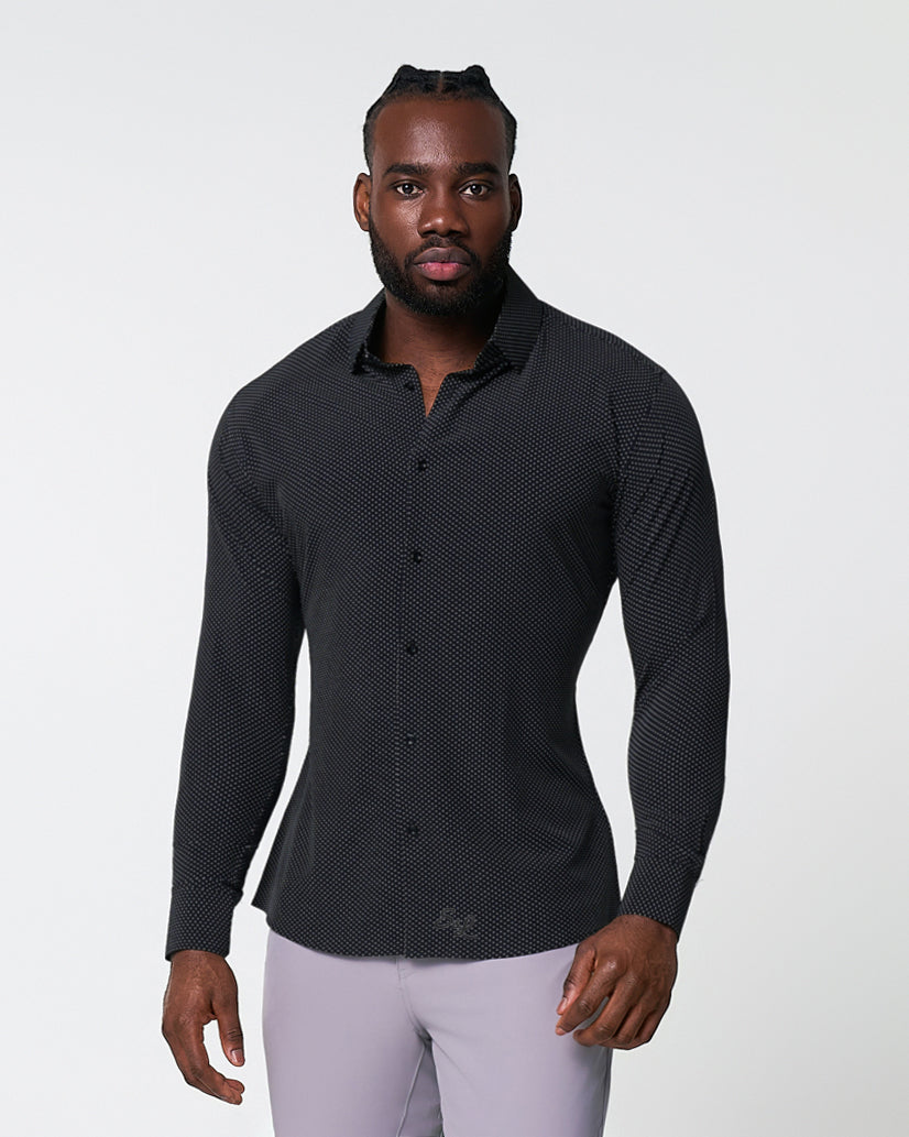 State & Liberty - "The Reader" Black with White Dots