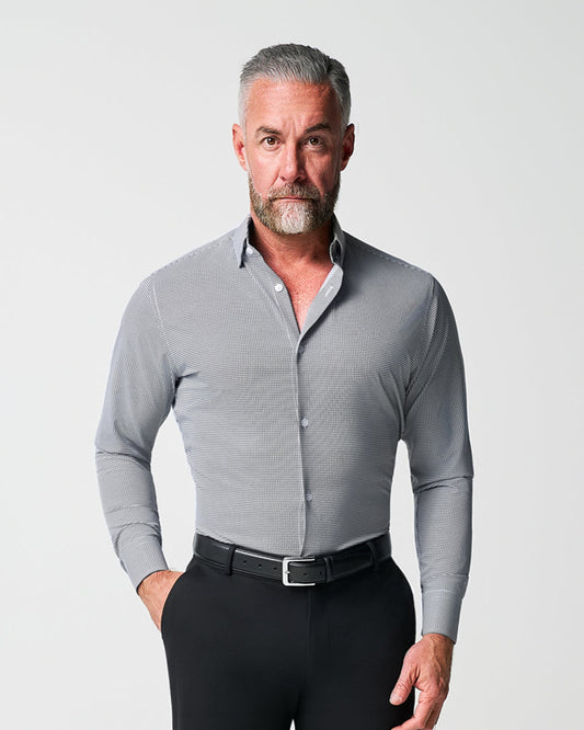State & Liberty - "The Newbury" Black Windowpane