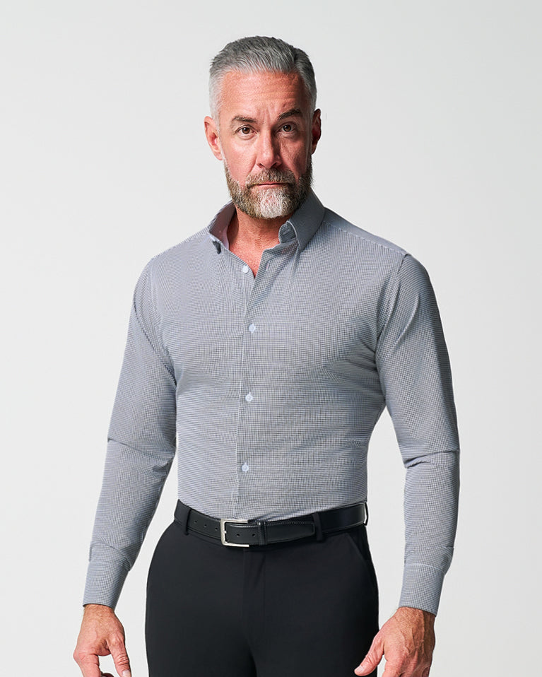 State & Liberty - "The Newbury" Black Windowpane