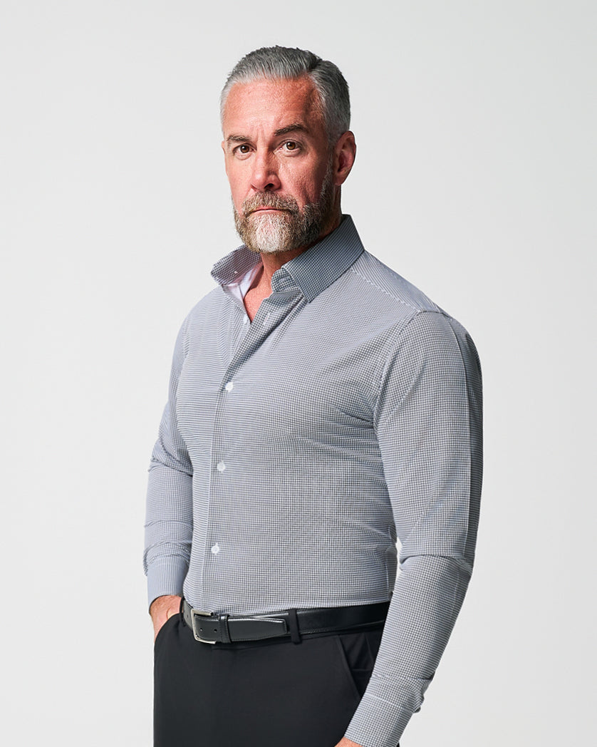 State & Liberty - "The Newbury" Black Windowpane