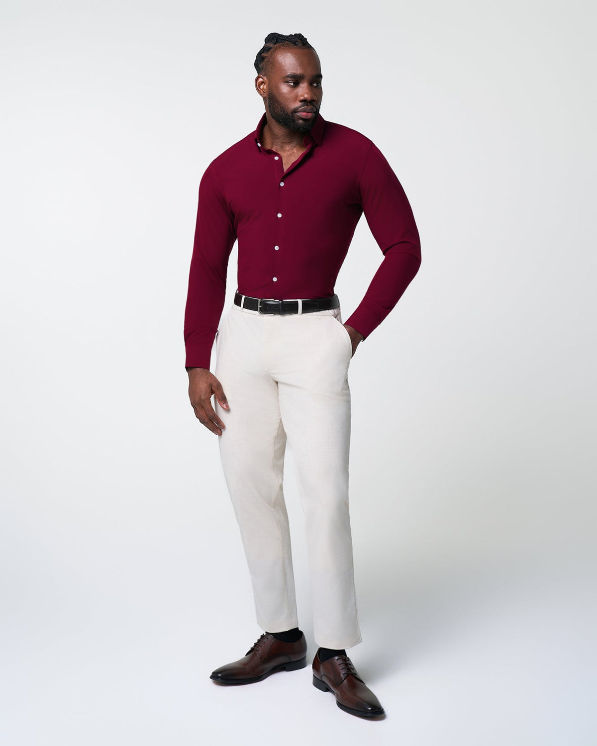 State & Liberty - "The Ward" Solid Maroon