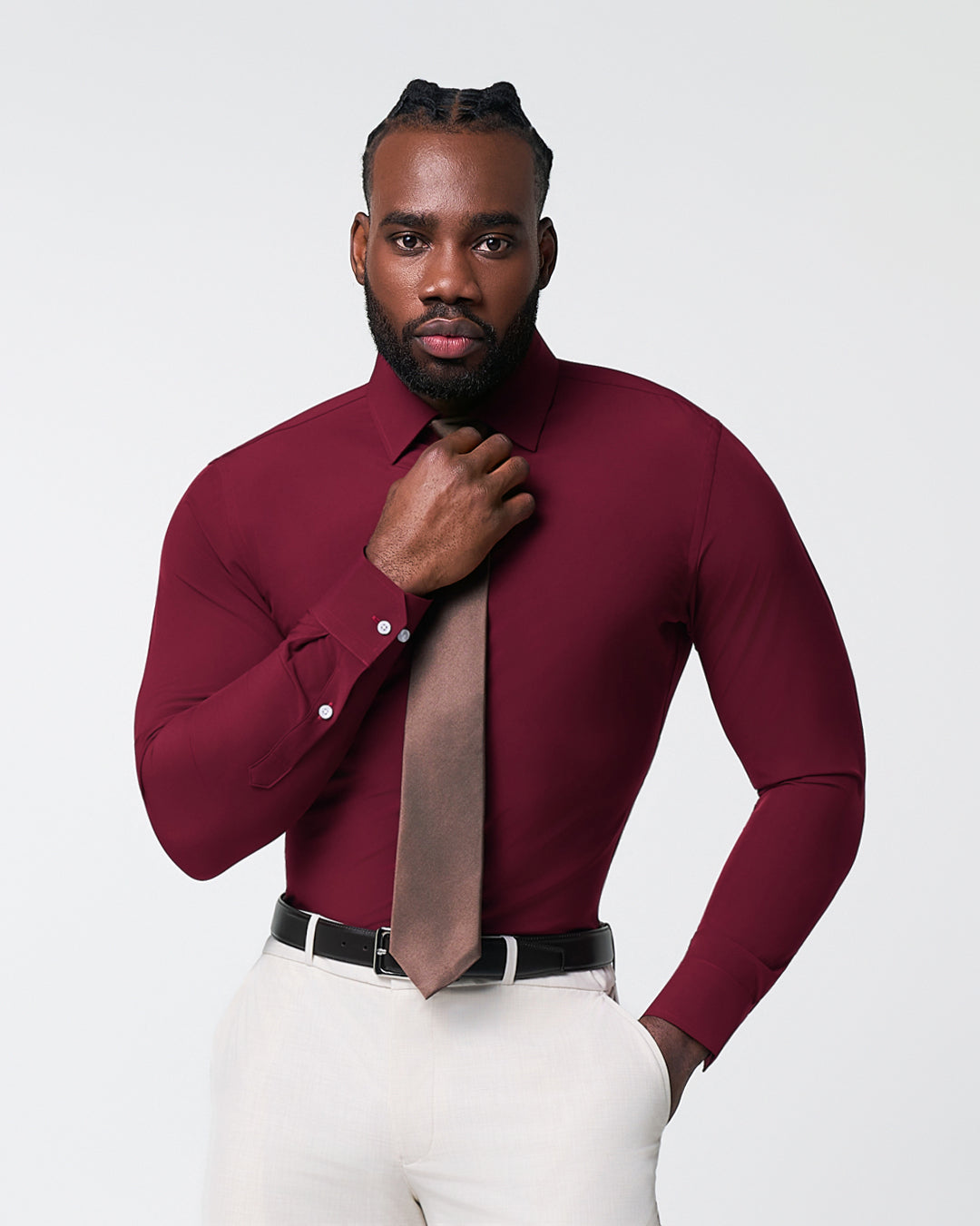 State & Liberty - "The Ward" Solid Maroon