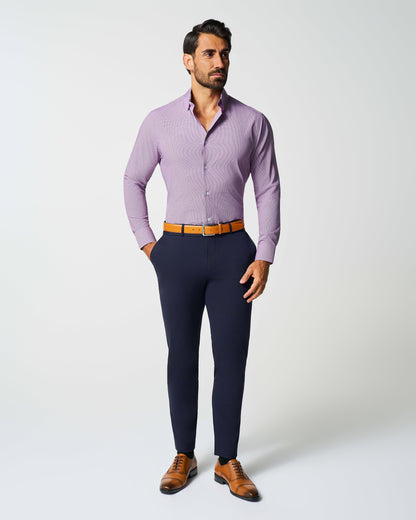 State & Liberty - "The Ryan" Dark Purple Micro Check