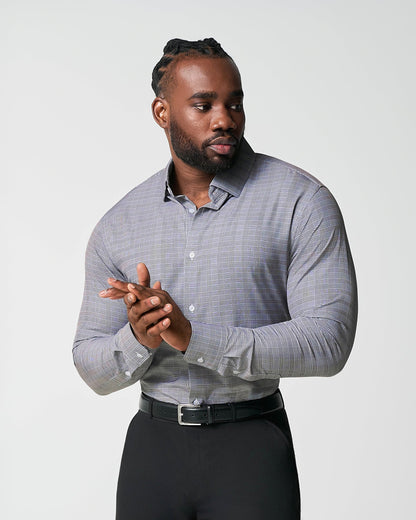 State & Liberty - "The Gunnar" Grey and Black Plaid