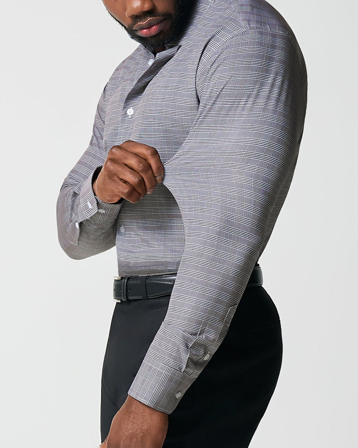 State & Liberty - "The Gunnar" Grey and Black Plaid