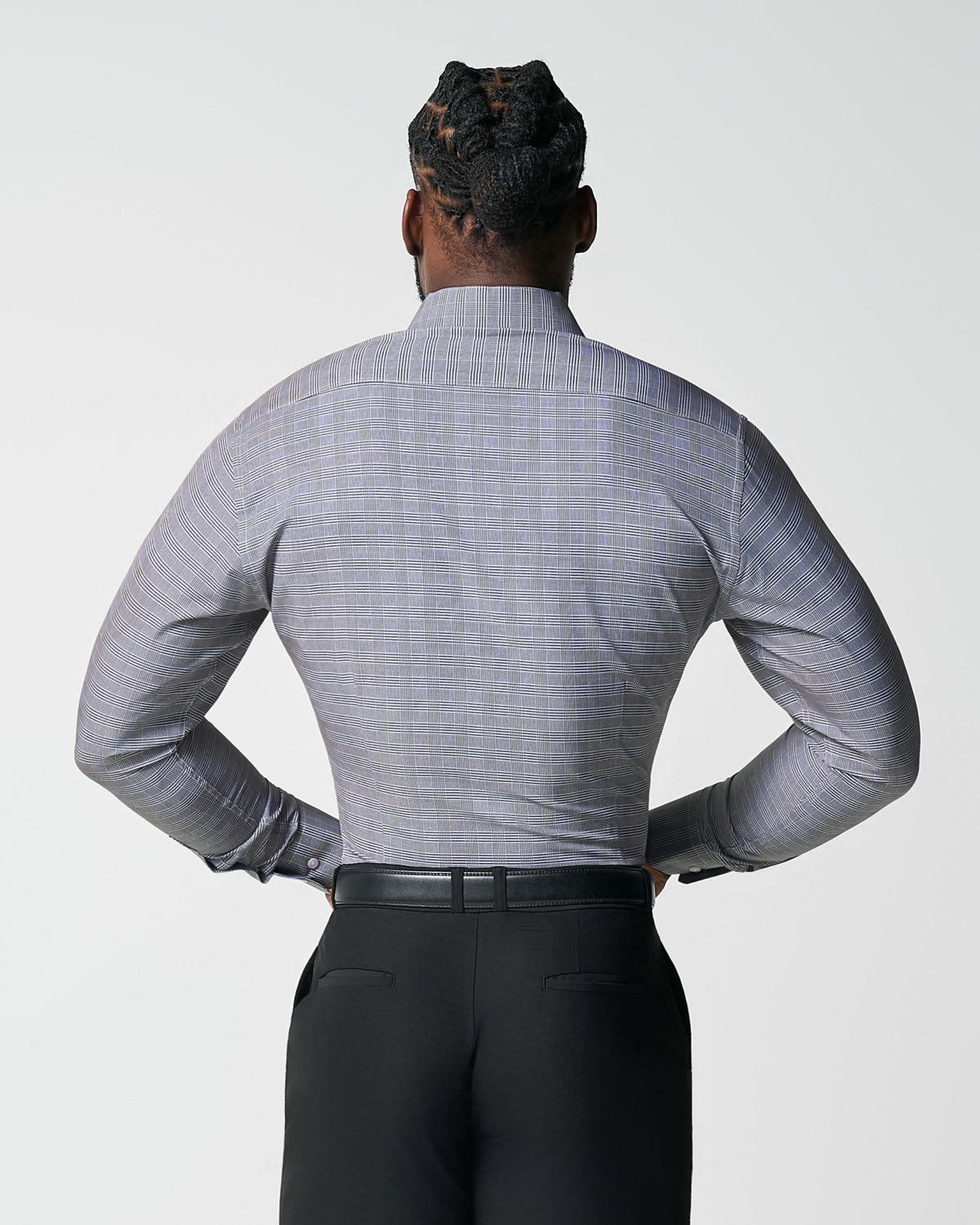 State & Liberty - "The Gunnar" Grey and Black Plaid