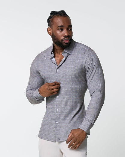 State & Liberty - "The Gunnar" Grey and Black Plaid