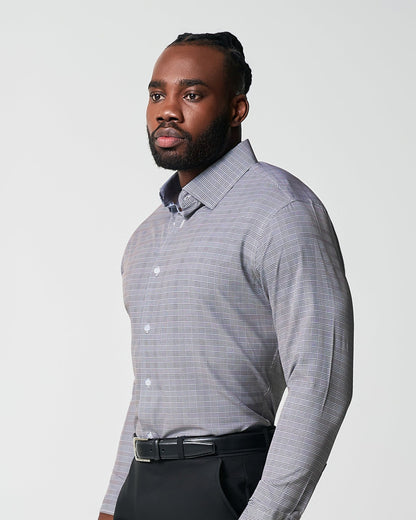 State & Liberty - "The Gunnar" Grey and Black Plaid