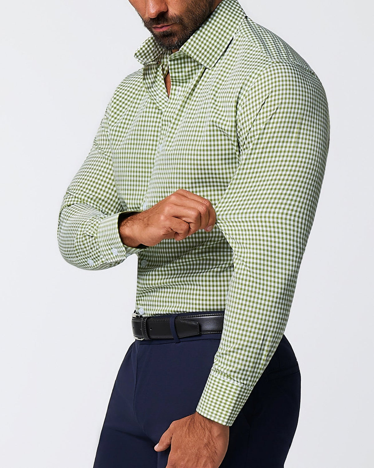 State & Liberty - "The Dallas" Green Gingham